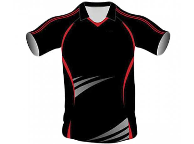 SB Customised Cricket Jersey Trouser Black Red Customised Cricket Clothing