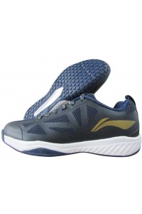 LiNing Ultra Fly Badminton Shoes Navy Gold