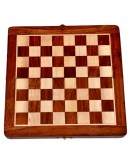 Handmade 9 Inch Wooden Chess Travel Magnetic Chess Set 