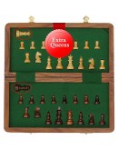 Handmade Wooden Chess Travel Magnetic Chess Set with Extra Queen
