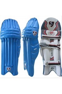 SG Test Blue Cricket Batting Leg Guard Pads
