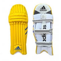 Adidas Yellow Color Cricket Batting Legguard for Men Adidas Yellow Color Cricket Batting Legguard for Men