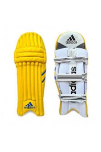 Adidas Yellow Color Cricket Batting Legguard for Men Adidas Yellow Color Cricket Batting Legguard for Men