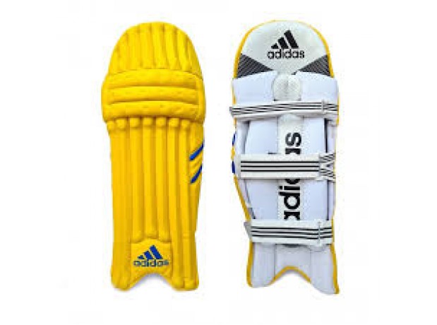 Adidas Yellow Color Cricket Batting Legguard for Men