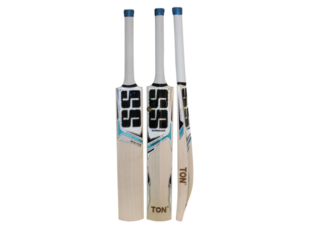 SS White Edition Blue Color English Willow Cricket Bat