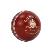 SF County Special Leather Cricket Ball Red
