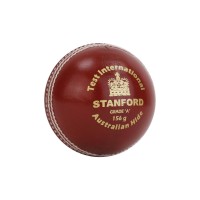 SF Test International Leather Cricket Ball Red