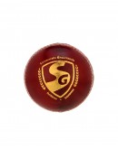 SG Club 4 Piece Leather Cricket Ball Red Colour 