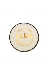 SG Club 4 Piece Leather Cricket Ball White Colour 