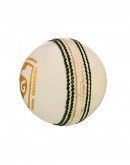 SG Test Four Piece Leather Cricket Ball White Colour