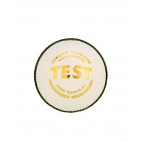SG Test Four Piece Leather Cricket Ball White Colour