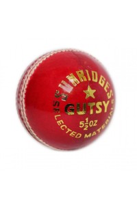 SS Gutsy 4 Piece Leather Cricket Ball Red Color 