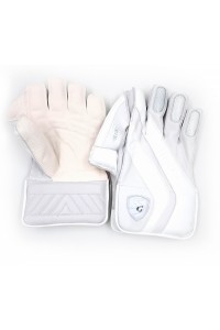 SG Hilite White Cricket Wicket Keeping Gloves