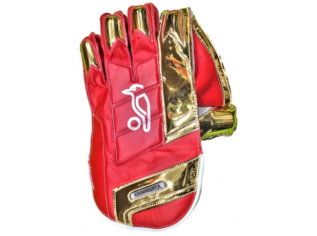Kookaburra Pro Players IPL Wicket Keeping Gloves RCB Red Color